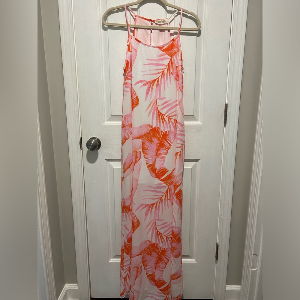 Peach Love Maxi Dress Small